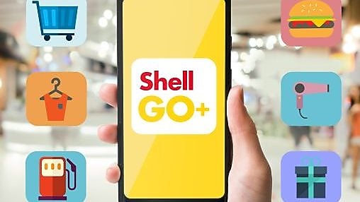 Shell GO+ app dashboard on mobile