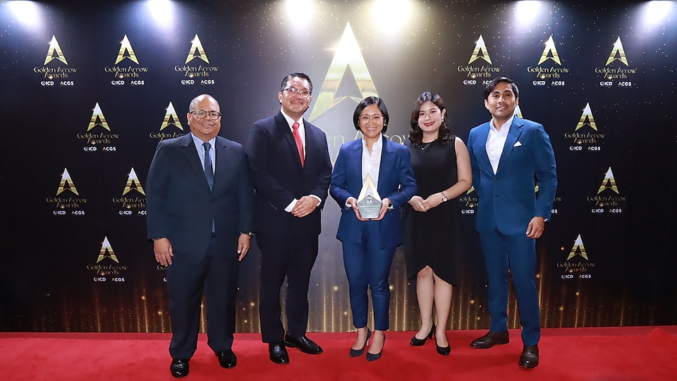Shell Pilipinas Corporation awarded with 2-arrow recognition in the Golden Arrow Awards.