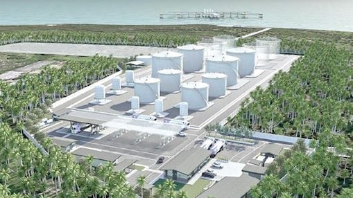 Prospective of the Darong Import Facility