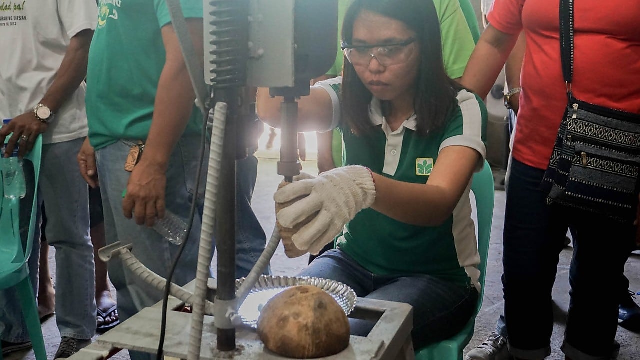 Discovering how to repurpose what could have been scrap materials into other marketable goods through PSFI’s Project COCONUT. (Disclaimer: This photo was shot pre-pandemic.)