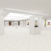 Sculpture art form present in art exhibition