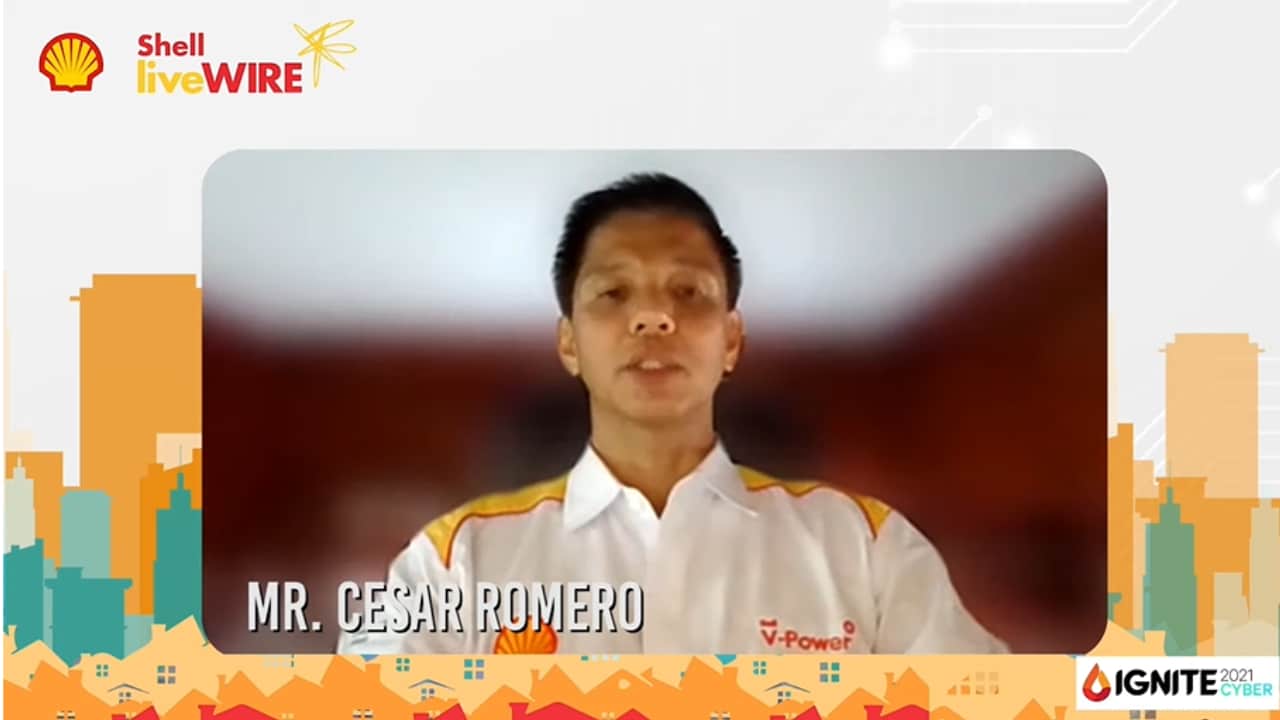 Mr. Cesar Romero, former President and Chief Executive Officer of Pilipinas Shell Petroleum Corporation, gave a warm welcome to the participants and congratulated them on being finalists for the Shell LiveWIRE program, which aims to improve the entrepreneurial skills of local startups and showcase solutions that promote innovation and job creation for our fellow Filipinos.