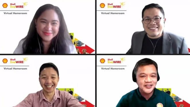 Group of people on video call