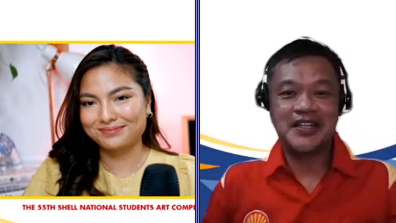 Pilipinas Shell Vice President for Corporate Relations Serge Bernal gives his opening remarks for the 55th Shell National Students Art Competition. The year’s theme, Sulong Sining, challenges the Filipino youth to take the lead in directing the country towards a brighter tomorrow through their art.