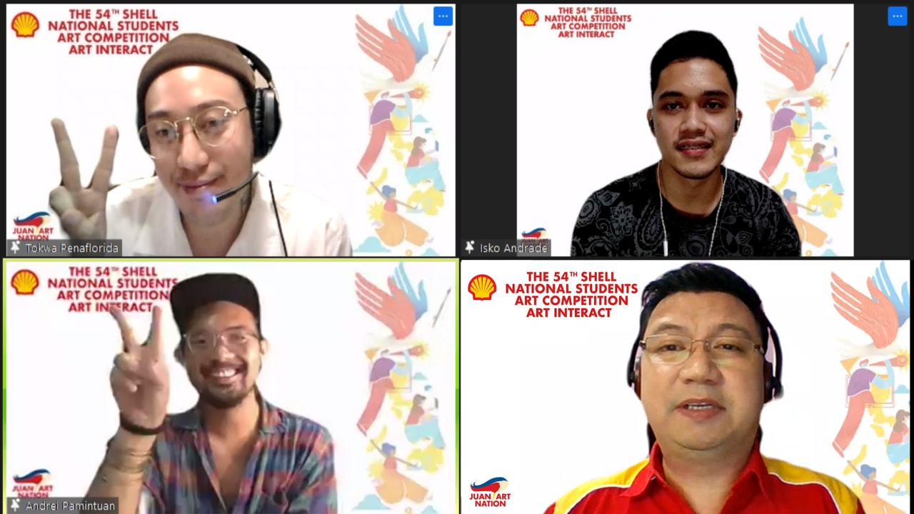 Andrei Pamintuan, Creative Director of FringeMNL and Pineapple Lab; and Conrad Parizal, Country Social Performance and Social Investment Manager for Pilipinas Shell.