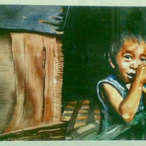 Jonathan Joven, University of the Philippines-Diliman, "Masdan Mo," 2nd Place Winner, Watercolor, 45th Shell NSAC 2012
