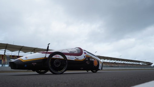 Mark Angelo Jacinto drives AVALON, UPHSD’s vehicle that brought back the Philippines on the tracks of Shell Eco-marathon.