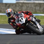 TJ Alberto aboard his Ducati Panigale V4 R, powered by Shell Advance, aiming for two ten-lap victories at the 3rd round of the 2023 Philippine Superbike Championship.