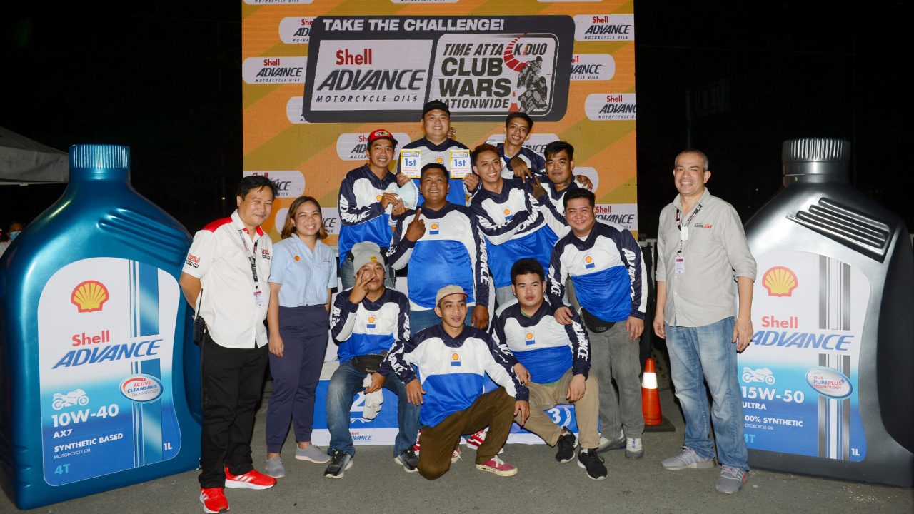 One of the participating bike clubs during the InsideRACING Club Wars gymkhana event held at the World Trade Center in Pasay City.