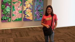 Mailah Baldemor-Balde, Shell NSAC 1993 winner, watercolor category