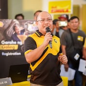 Johnnie Santos, Technical Director of Don Bosco TVET Department, shared the institute's vision for automotive professionals like mechanics and truck drivers, and encouraged them to continue striving for excellence despite challenges