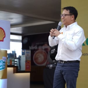 Former Shell Pilipinas VP for Mobility Randy Del Valle: “When we do innovation, we actually do innovation with the customers in mind. Not all fuels are the same, quantity and quality are consistent when you gas up at Shell.”