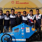Adamson University's Team Kasalag qualifies for competition after passing technical inspection at Shell Eco-marathon Asia-Pacific and Middle East 2024.