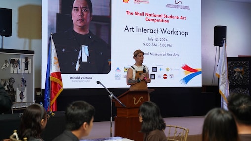 Participants of the Shell NSAC Art Interact Manila leg&nbsp; gathered to engage in a mixed media workshop led by one of the Philippines' most celebrated contemporary artists, Ronald Ventura.&nbsp;