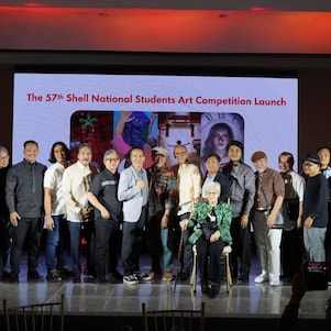 Shell NSAC Art Masters at the 57th Shell NSAC Launch at the National Museum of the Philippines.