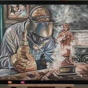 Watercolor third place painting