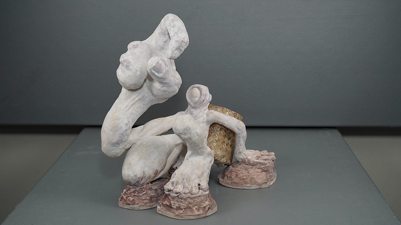 Sculpture second place painting