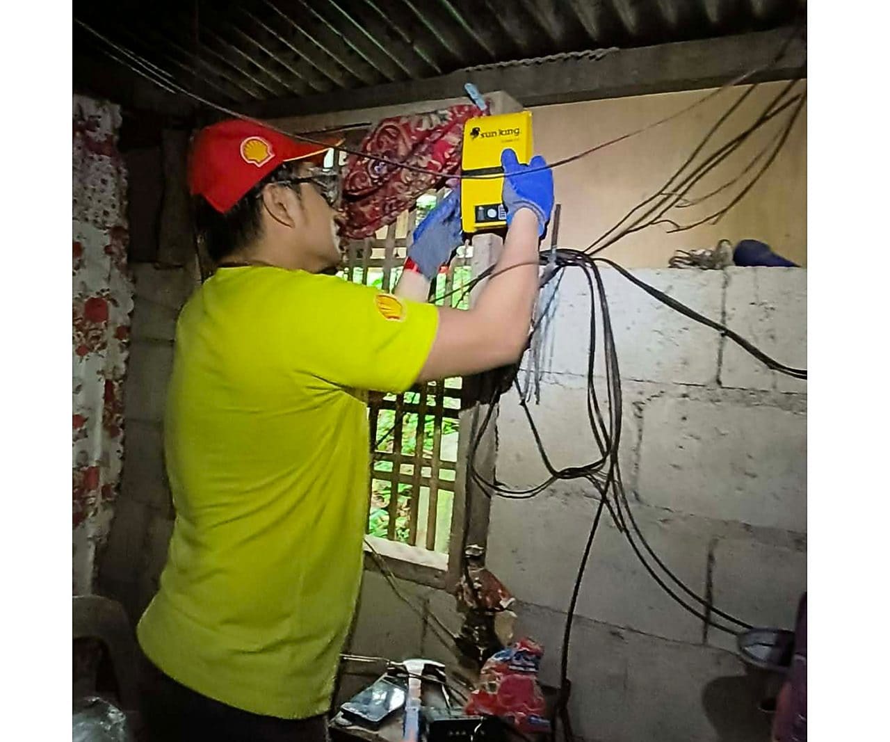 Installation of solar home systems for 70 Dumagat households in Sto. Niño, Rizal. 