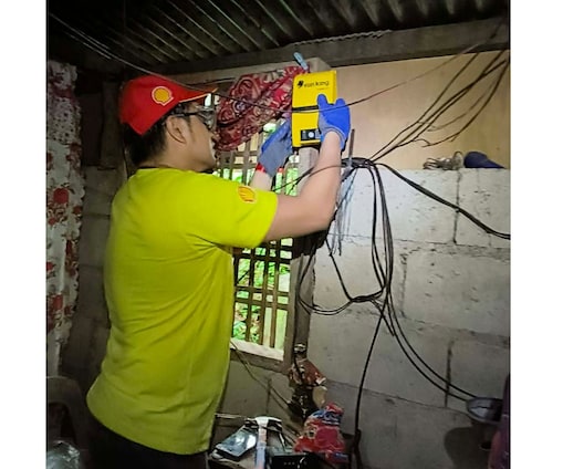 Installation of solar home systems for 70 Dumagat households in Sto. Niño, Rizal. ​