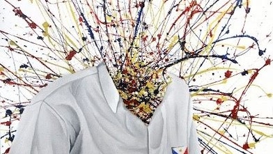 3rd Place: Trinkher Q. Nogueras of the University of the East, for his work “Mag-aaral”