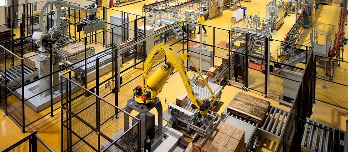 Robots in warehouse