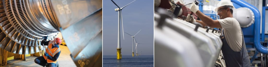 Various power industry infrastructure equipment