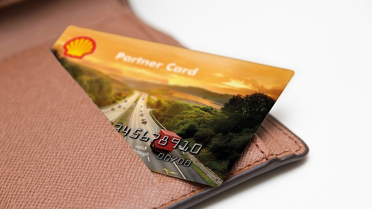 shell card in wallet