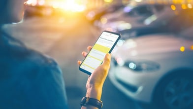 Digital image of car internal part