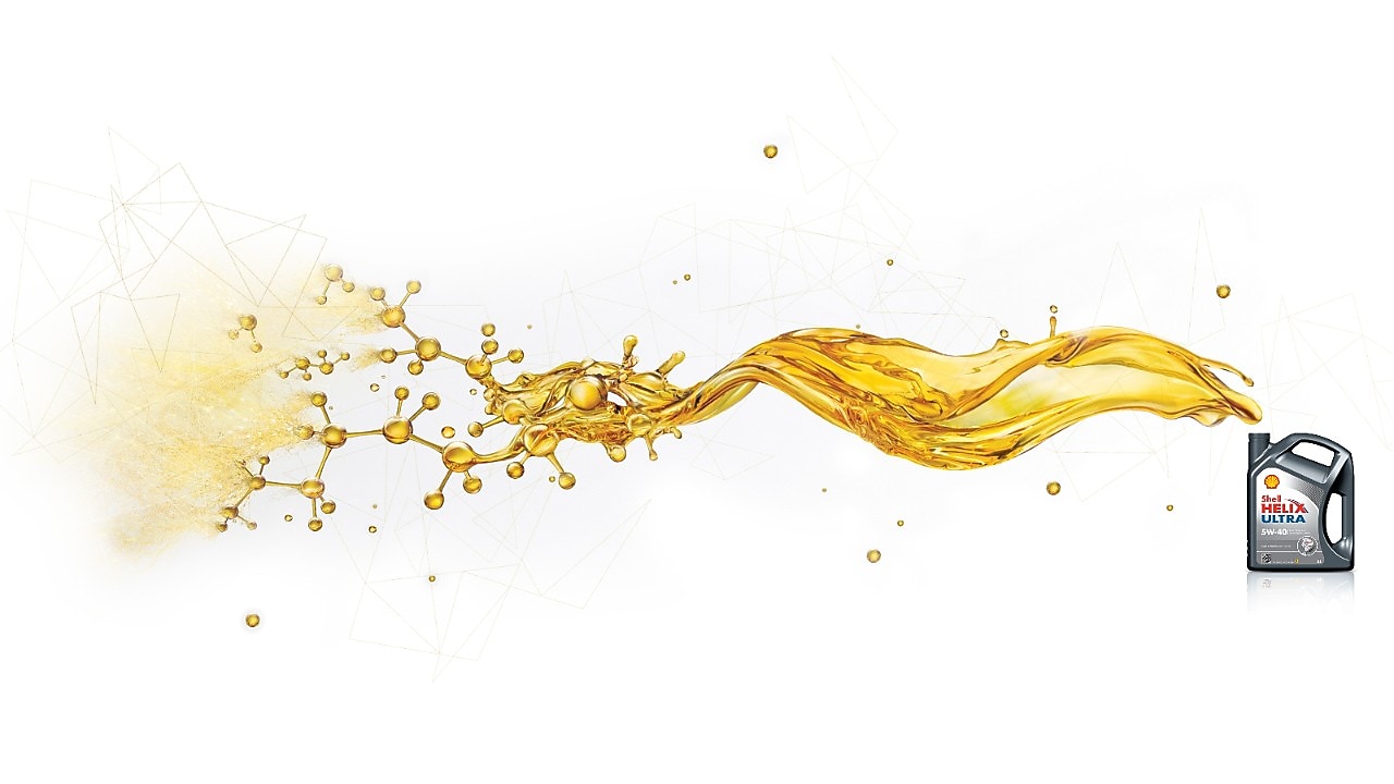 Oil splash breaking into small components