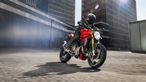 premium biker riding a bike