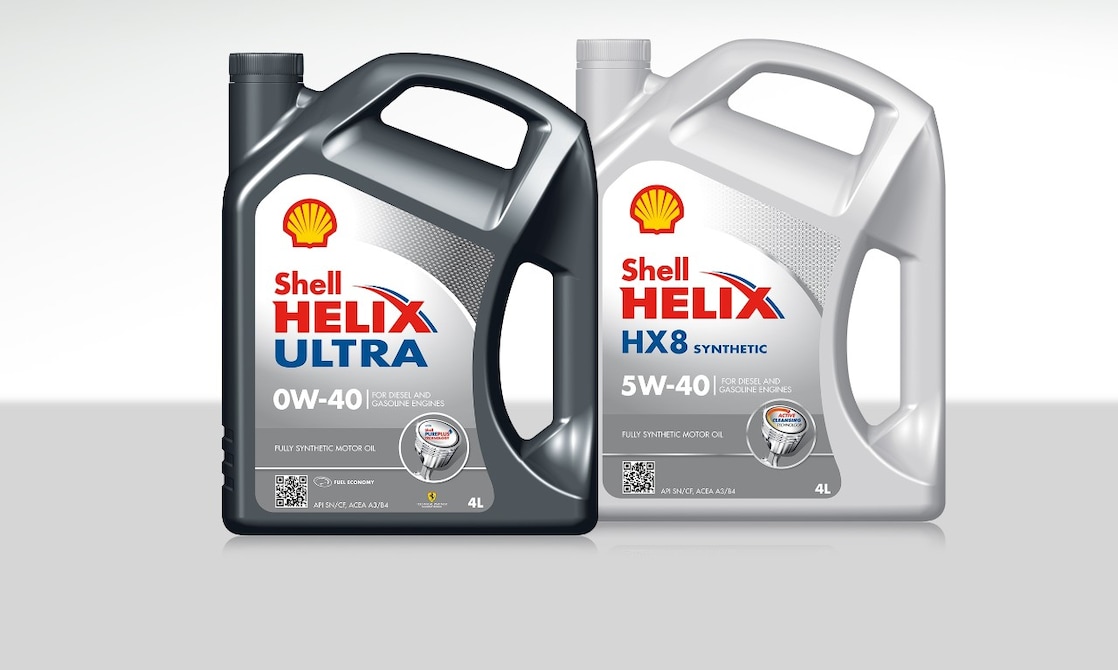 Shell Helix Fully Synthetic Motor Oils range