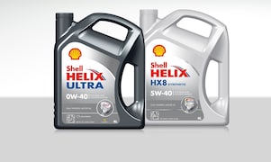 Shell Helix Fully Synthetic Motor Oils range