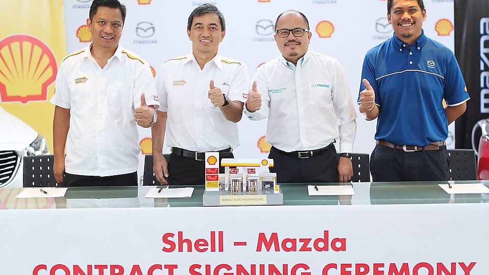 Shell-Mazda contract
