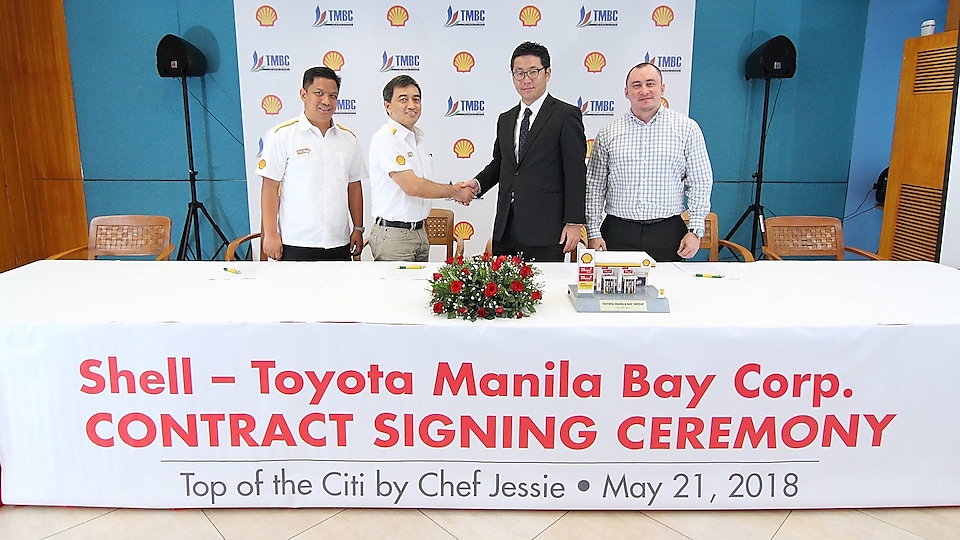 contract signed in between Shell & Toyota
