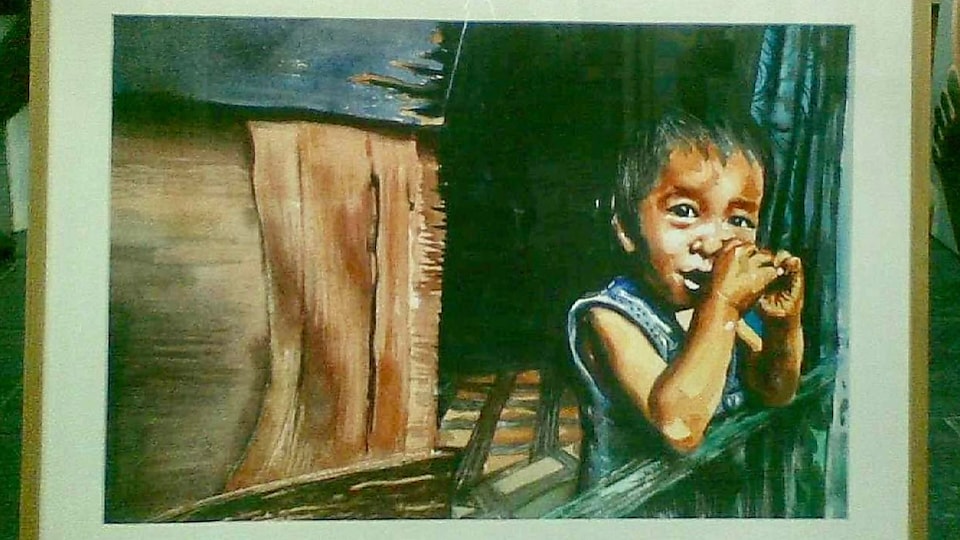 Jonathan Joven, University of the Philippines-Diliman, "Masdan Mo," 2nd Place Winner, Watercolor, 45th Shell NSAC 2012
