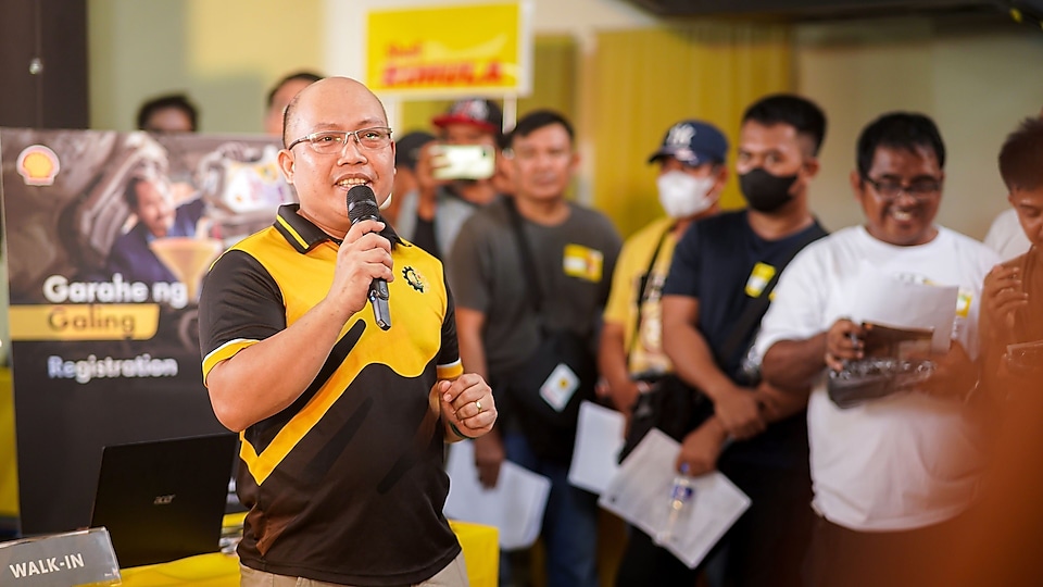 Johnnie Santos, Technical Director of Don Bosco TVET Department, shared the institute's vision for automotive professionals like mechanics and truck drivers, and encouraged them to continue striving for excellence despite challenges