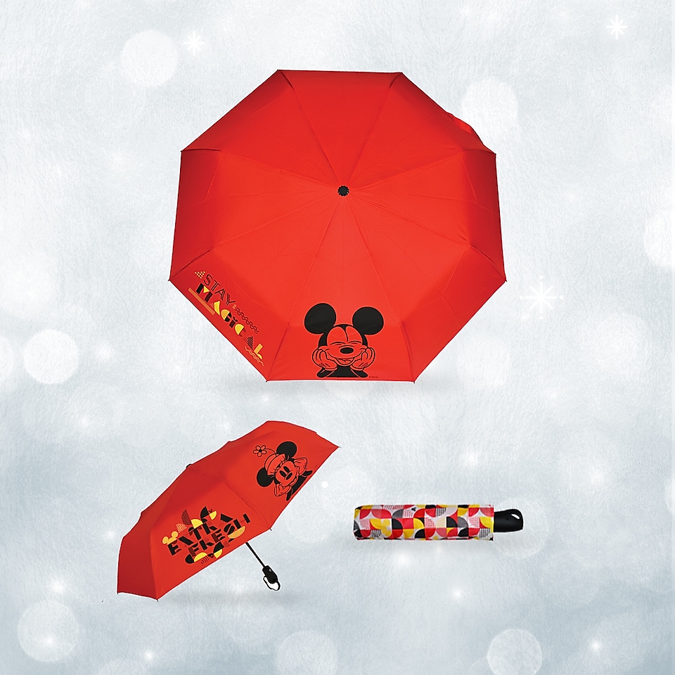 Disney Red Foldable Umbrella