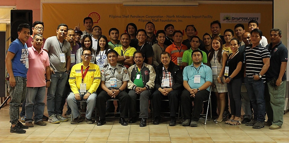 Road Safety participants with PPA and Shell officers